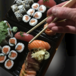 assortiment de sushis à emporter restaurant sushiya vannes